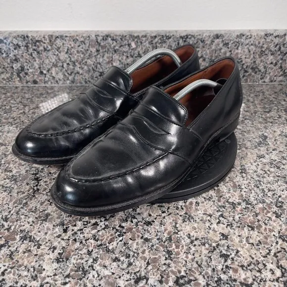 Allen Edmonds RANDOLPH Slip-On Penny Loafers Black USA Size 12 D
