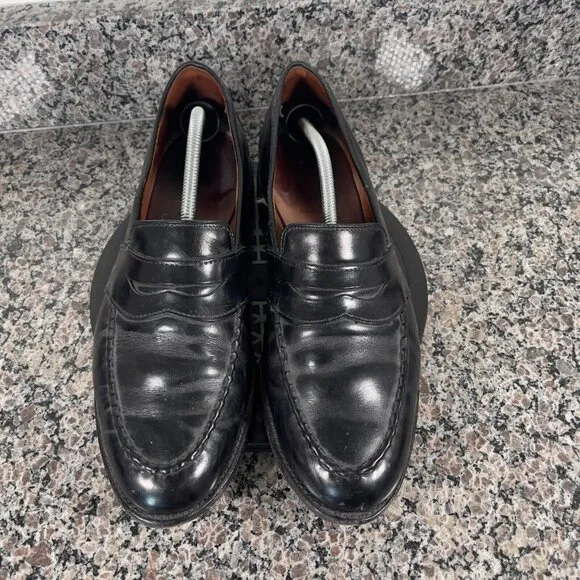 Allen Edmonds RANDOLPH Slip-On Penny Loafers Black USA Size 12 D