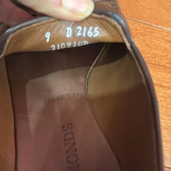 Allen Edmonds Randolph Slip-On Penny Loafers Brown size 9