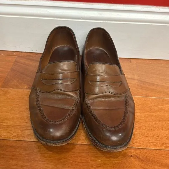 Allen Edmonds Randolph Slip-On Penny Loafers Brown size 9