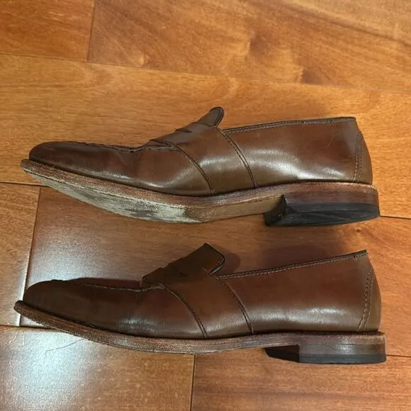 Allen Edmonds Randolph Slip-On Penny Loafers Brown size 9