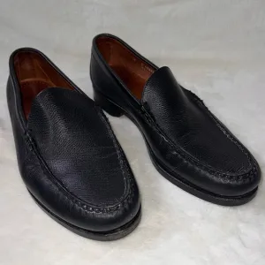 Allen Edmonds Sanibel Black Men's Driving Loafers Leather Size US 10