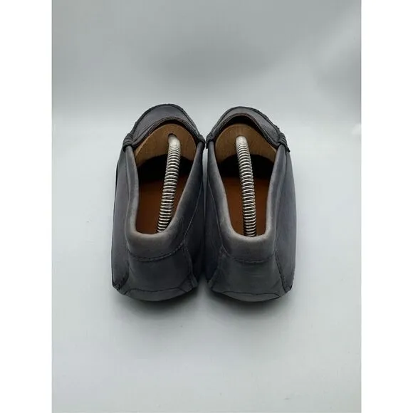 ALLEN EDMONDS Siesta Key Navy Blue Leather Slip On Driving Loafers Size 11 D