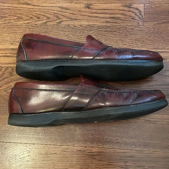Allen Edmonds Cameron brown penny loafers