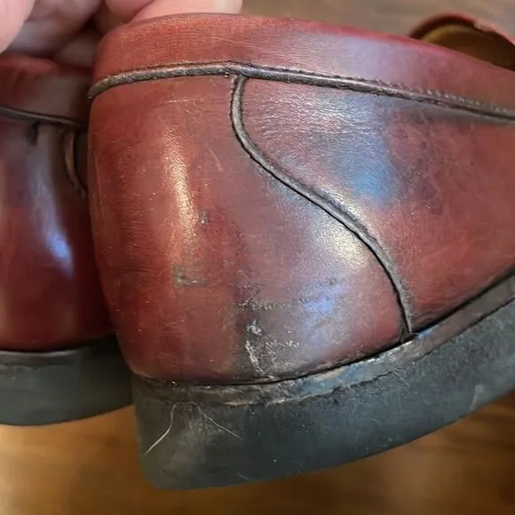 Allen Edmonds Cameron brown penny loafers