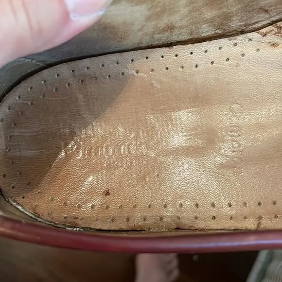 Allen Edmonds Cameron brown penny loafers