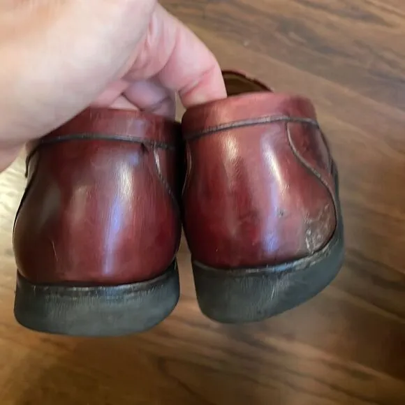 Allen Edmonds Cameron brown penny loafers
