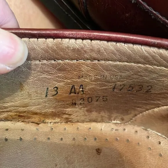 Allen Edmonds Cameron brown penny loafers