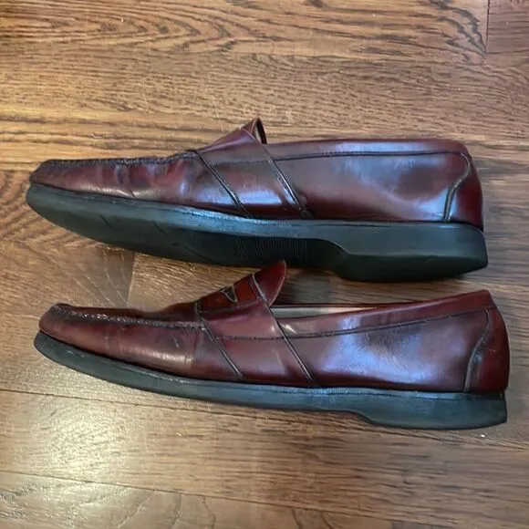 Allen Edmonds Cameron brown penny loafers