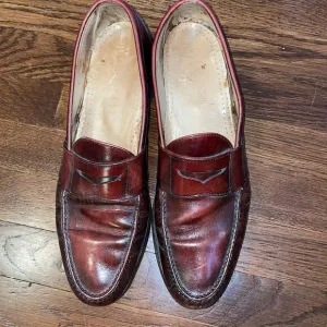 Allen Edmonds Cameron brown penny loafers