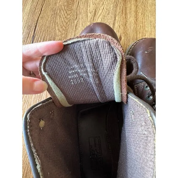 American Eagle Outfitters Vtg Brown Leather Boots Size 9
