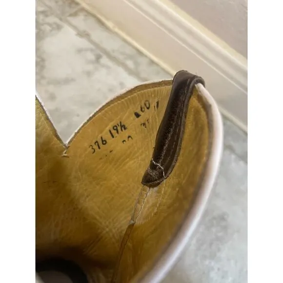 &quot;&quot;Cruzalta Brown Faux Aligator Skin Cowboy Boots Kids Size 19 1/2&quot;&quot;
