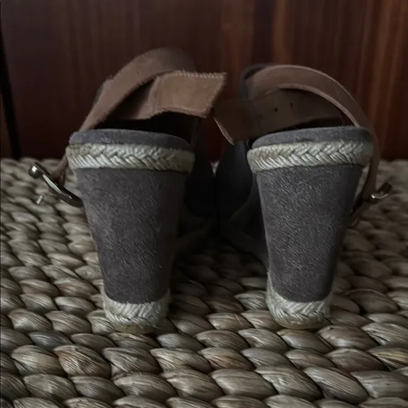 Andre Assous TaupeWedge Sandals