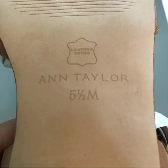 Ann Taylor | Ivette Leather Strappy Sandals