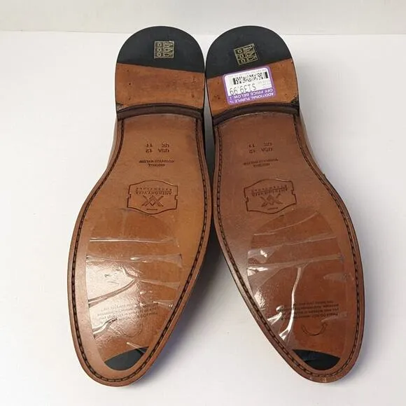 Anthony Veer Gerry Penny Loafers, Brown Leather, Men's 12 M