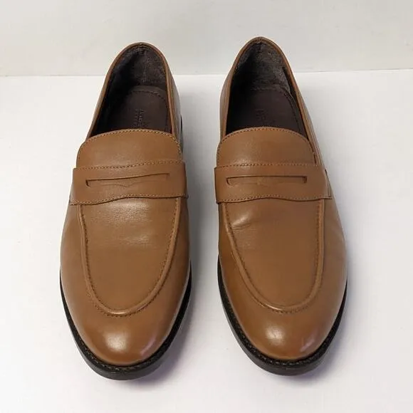 Anthony Veer Gerry Penny Loafers, Brown Leather, Men's 12 M