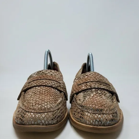 Anthropologie Seychelles Tiger Eye Penny Loafer