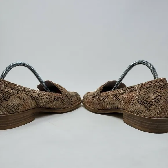 Anthropologie Seychelles Tiger Eye Penny Loafer
