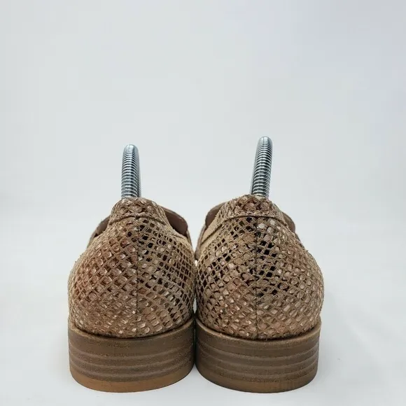 Anthropologie Seychelles Tiger Eye Penny Loafer