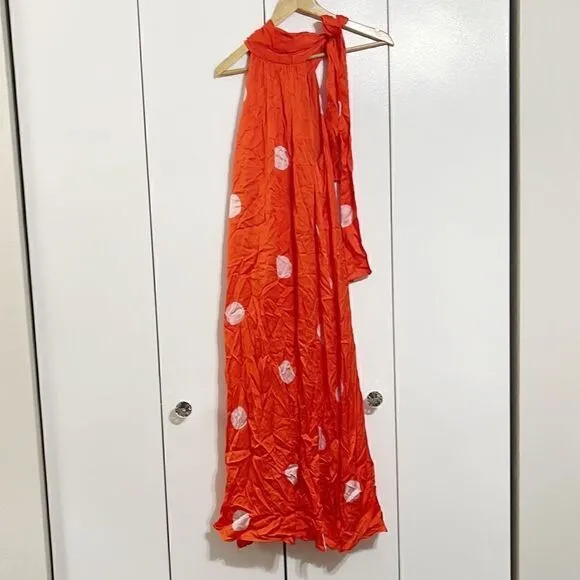 Anthropologie Samant Chauhan Minnie Polka Dot Maxi Dress Size S/P