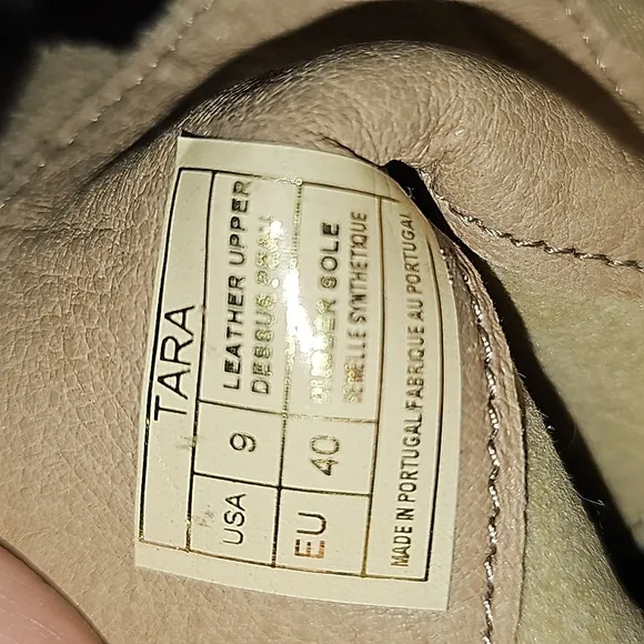 Antonio de Faria Tara Chunky Tan Chelsea Boots Sz 9 EUC Capsule Wardrobe Chunky