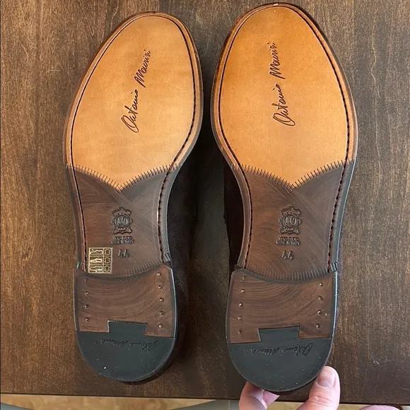 Antonio Maurizi Brown Suede Loafers Classic Slip-Ons