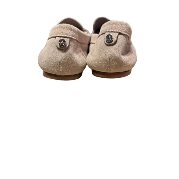 Aquatalia Lesley Women's Flats Loafers Ecru Suede  8.5