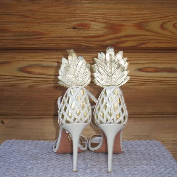 Aquazzura Pineapple Sandals Heels