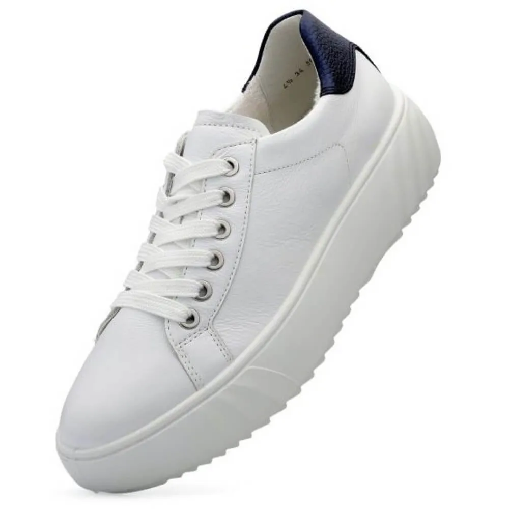 Ara Monaco Trainers 12-46523 H-Fit-WHITE