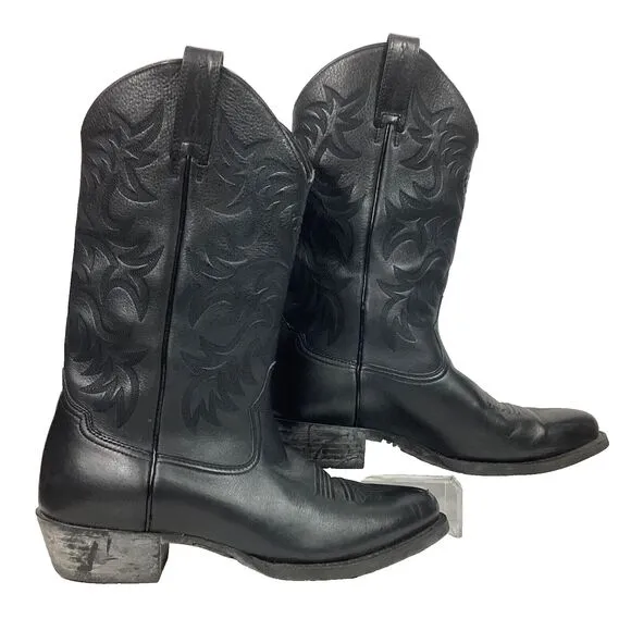ARIAT Deertan Heritage Toe - Men's Sz 10(D) Black Western Boots 10002218 (34770)
