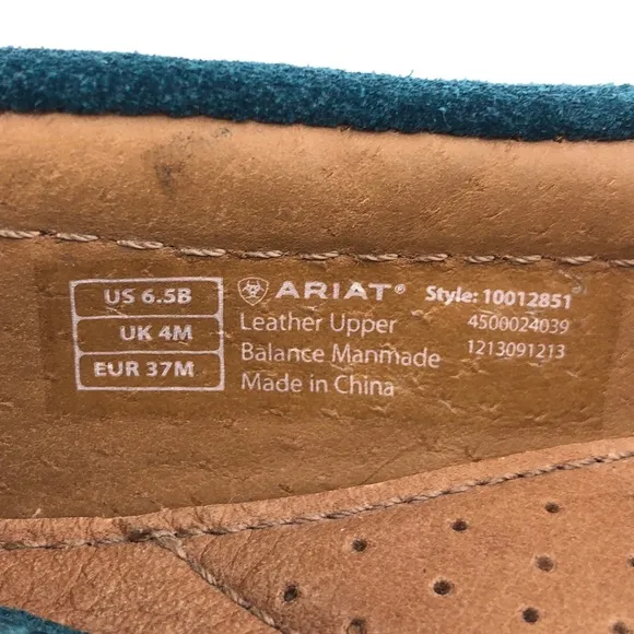 Ariat Free Rein Driving Moccasin Loafers 6.5