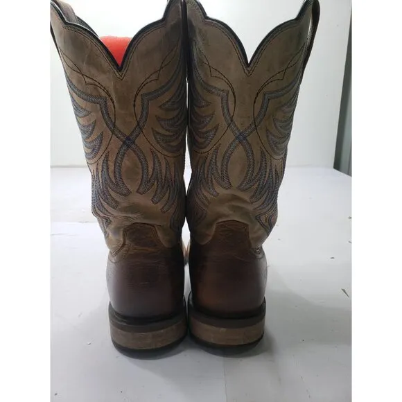 Ariat Men's Everlite Blazin Western Boots Brown Pull Up Mid Calf Size 9D