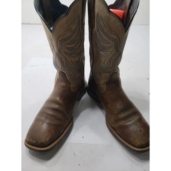Ariat Men's Everlite Blazin Western Boots Brown Pull Up Mid Calf Size 9D