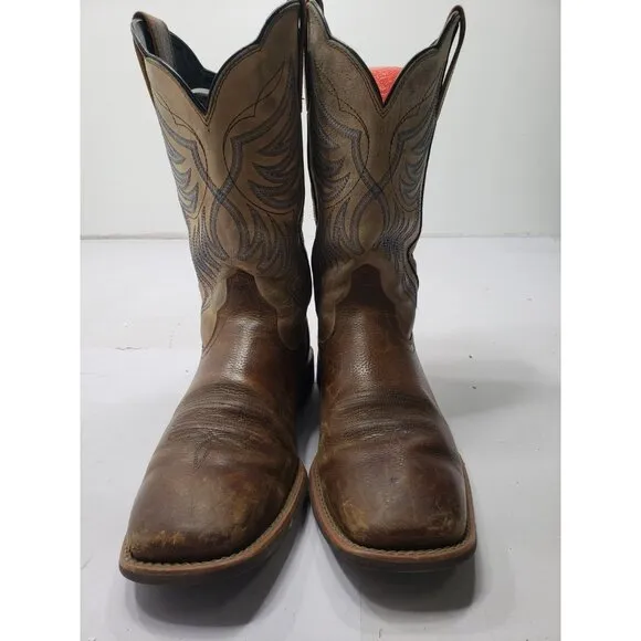 Ariat Men's Everlite Blazin Western Boots Brown Pull Up Mid Calf Size 9D
