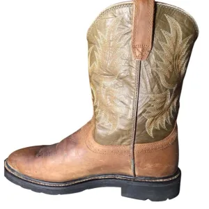 Ariat Two-Tone Leather Cowboy Boots Size 11