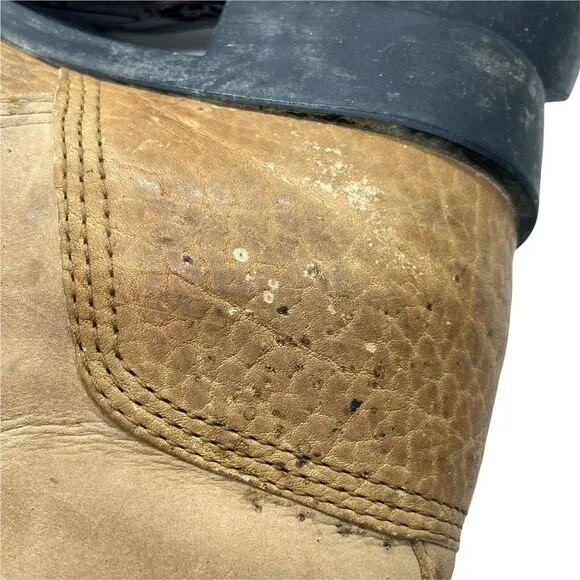 Ariat Western Boots Women's Kilties Ropers Tan Lace Up Mid-Calf Tasseled size 7