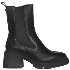 Ash Nico Round-Toe Ankle Boots 60mm leather chunky boots chelsea combat boot 37