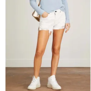 Askk NY Jax Short in Distressed Ivory sz 28 #II