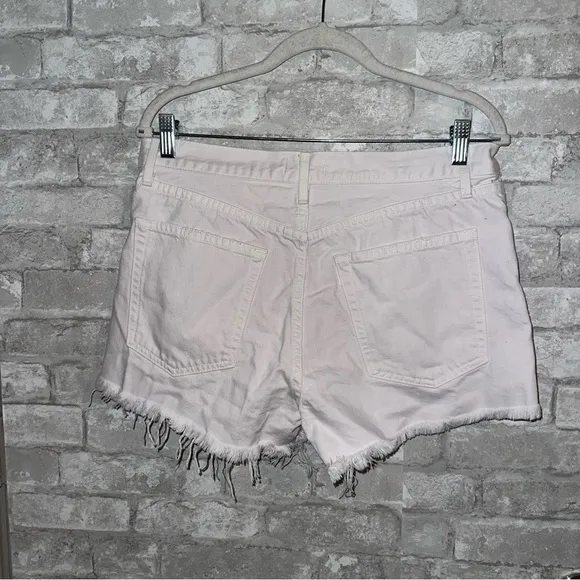 Askk NY Jax Short in Distressed Ivory sz 28 #II
