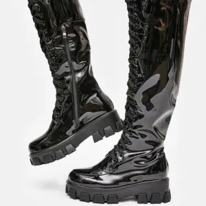 AZALEA WANG THE ULTIMATE EXCISION  Knee High Boots ( BRAND NEW !!! )