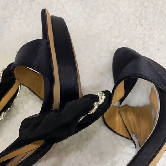 Badgley Mischka Black Heels(Size 6.5M)