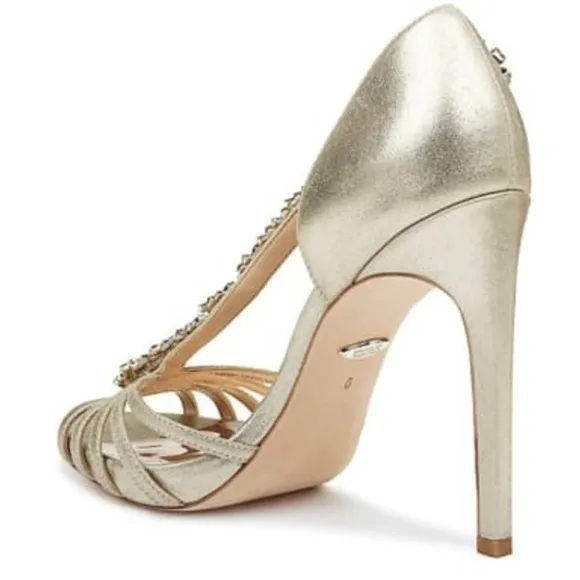 Badgley Mischka Emma II embellished sandals 8