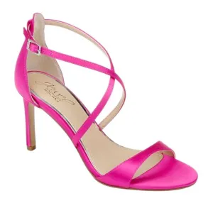 Badgley Mischka Women's Dimitra Strappy Stiletto Evening Sandals Pink Size 6 1/2