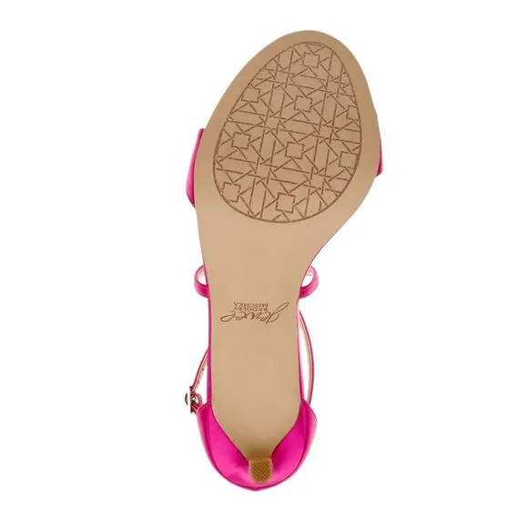 Badgley Mischka Women's Dimitra Strappy Stiletto Evening Sandals Pink Size 6 1/2