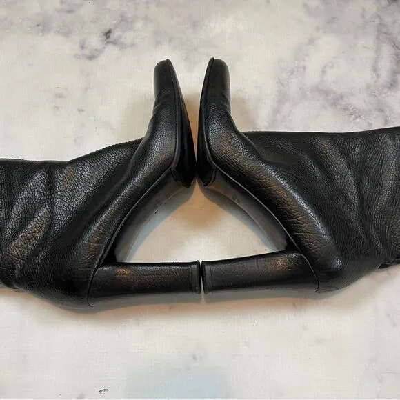 Bally Travia Black Pebbled Leather Boots