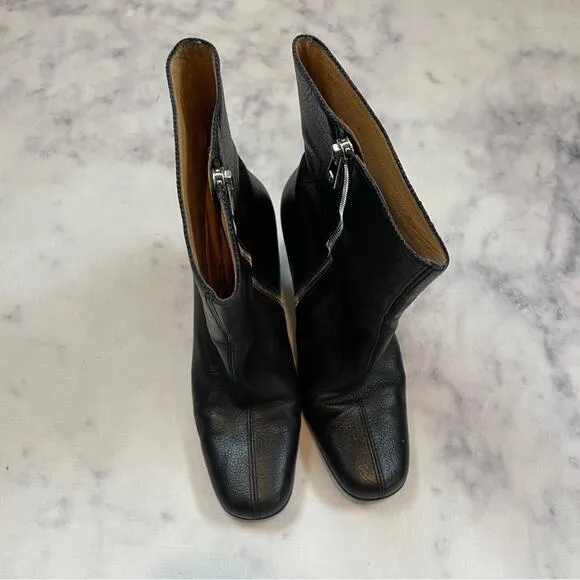 Bally Travia Black Pebbled Leather Boots