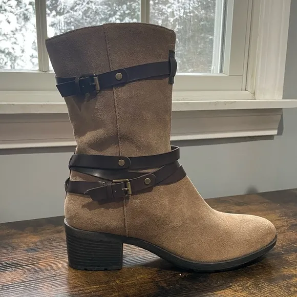 Bandolino Ursal Mid Calf Strappy Boots