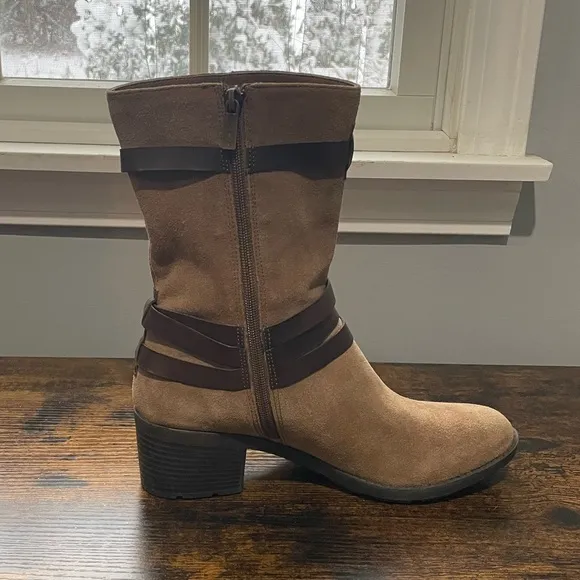 Bandolino Ursal Mid Calf Strappy Boots