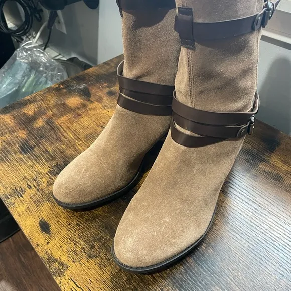 Bandolino Ursal Mid Calf Strappy Boots