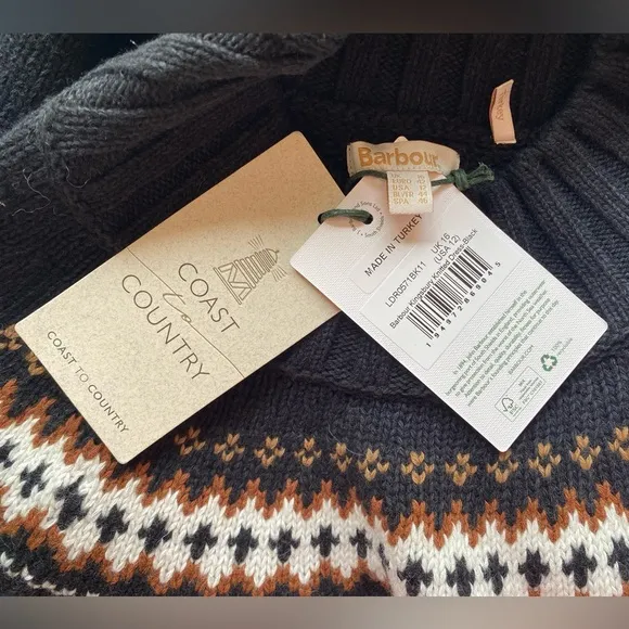 Barbour Kingsbury Sweater Dress // NWT Size 12
